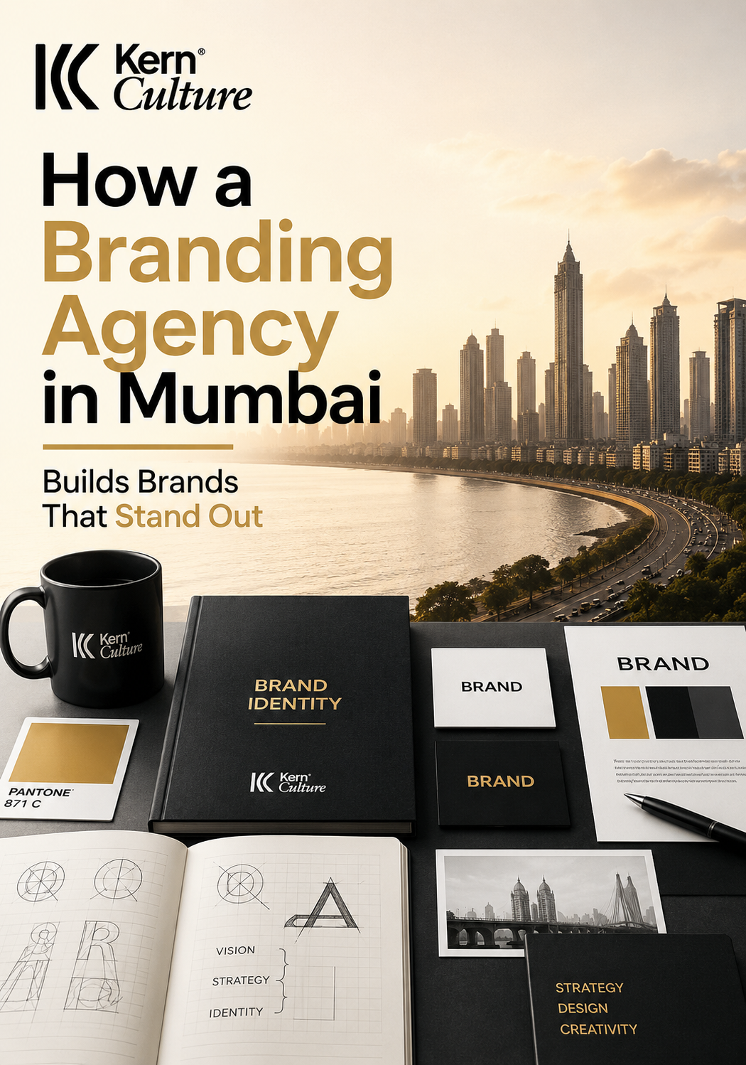 Branding agency in Mumbai building a distinctive brand identity with strategy and design